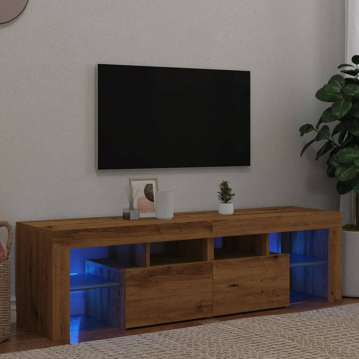 Tv-Schrank Mit Led-Beleuchtung 140X36,5X40 Cm