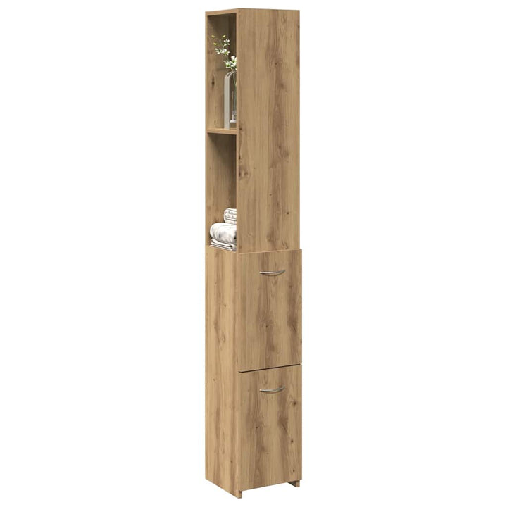 Badschrank 25X26,5X170 Cm Holzwerkstoff