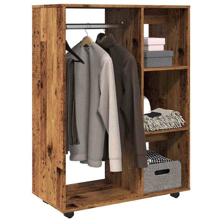 Kleiderschrank 80X40X110 Cm Holzwerkstoff