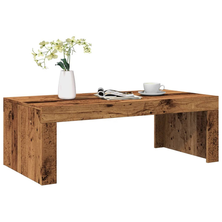 Couchtisch Braun Eichen-Optik 102X50X36 Cm Holzwerkstoff