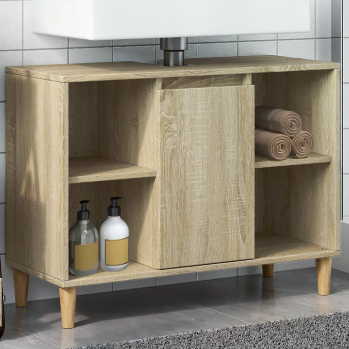 Waschbeckenunterschrank 80X33X60 Cm Holzwerkstoff