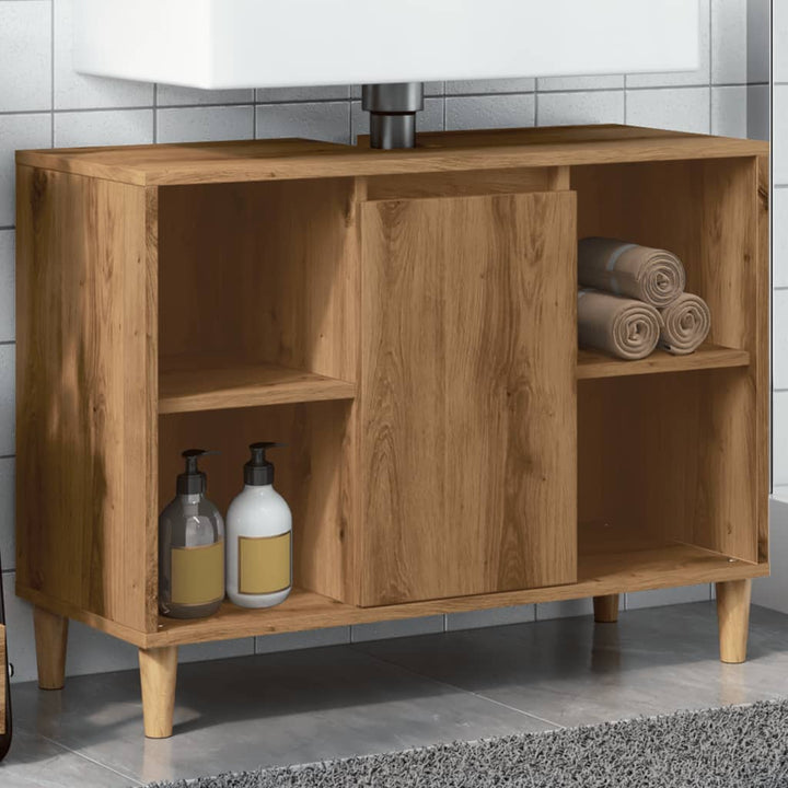 Waschbeckenunterschrank 80X33X60 Cm Holzwerkstoff