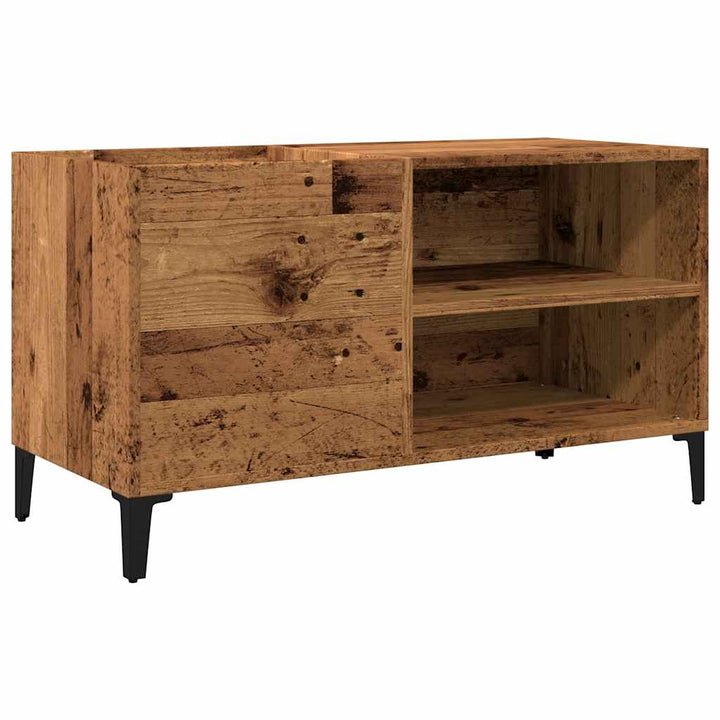 Plattenschrank Altholz-Optik 84,5X38X48 Cm Holzwerkstoff Dunkelbraun