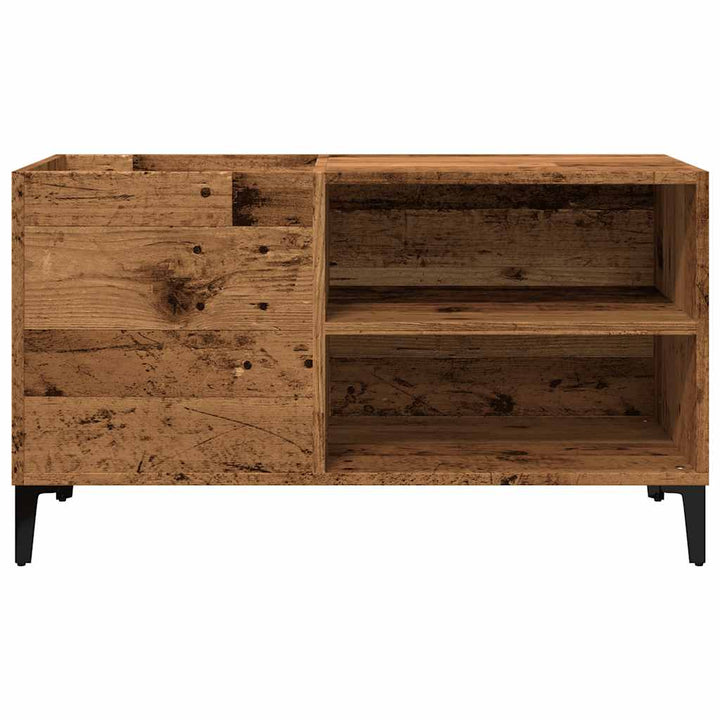 Plattenschrank Altholz-Optik 84,5X38X48 Cm Holzwerkstoff Dunkelbraun