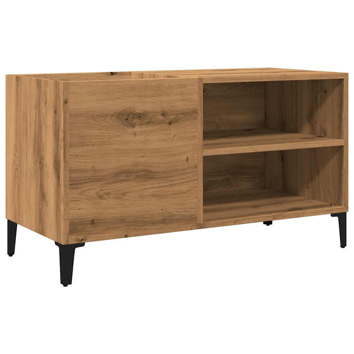 Plattenschrank Artisan-Eiche 84,5X38X48 Cm Holzwerkstoff Schwarz