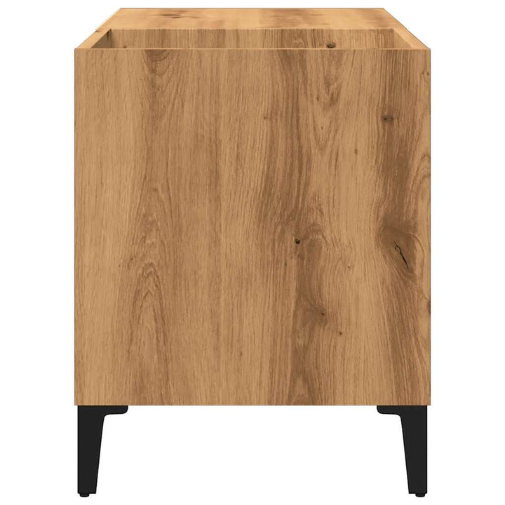 Plattenschrank Artisan-Eiche 84,5X38X48 Cm Holzwerkstoff Schwarz