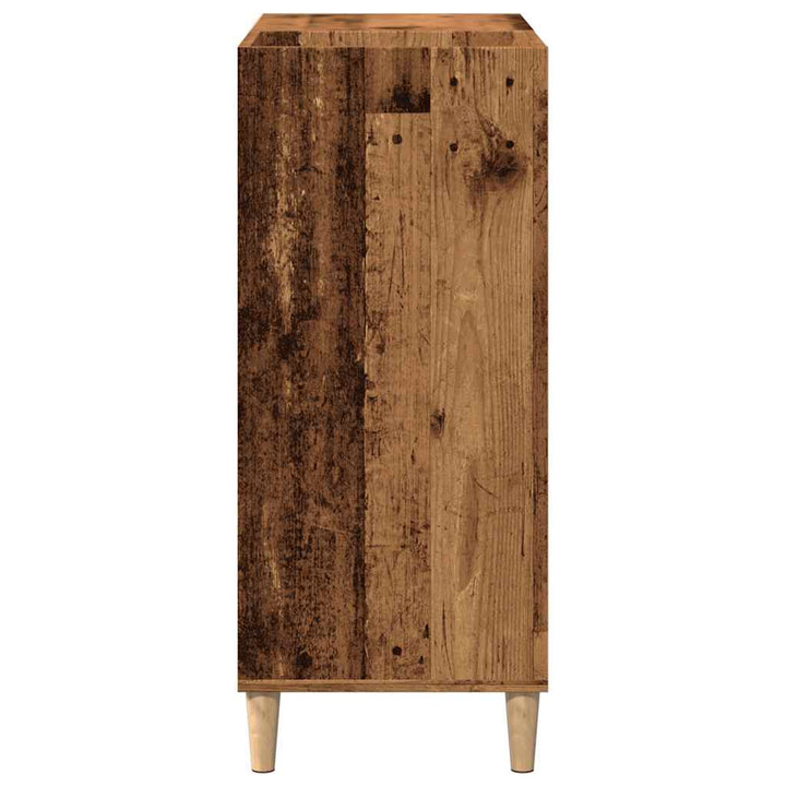 Plattenschrank Altholz-Optik 84,5X38X89 Cm Holzwerkstoff