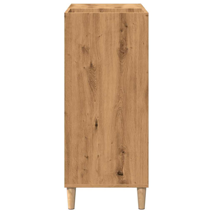 Plattenschrank Artisan-Eiche 84,5X38X89 Cm Holzwerkstoff