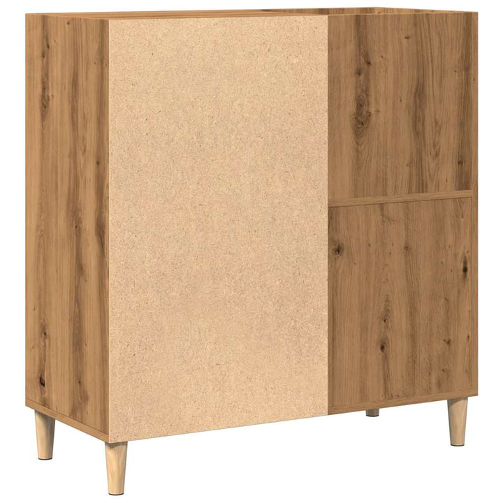 Plattenschrank Artisan-Eiche 84,5X38X89 Cm Holzwerkstoff