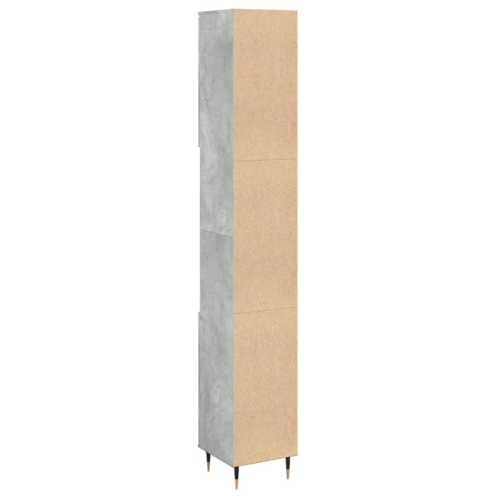 Badschrank 30X30X190 Cm Holzwerkstoff