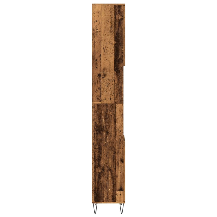 Badschrank -Optik 30X30X190 Cm Holzwerkstoff