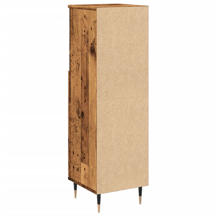 Badschrank -Optik 30X30X100 Cm Holzwerkstoff