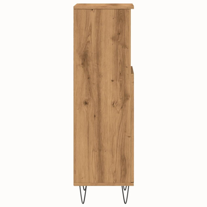 Badschrank Artisan-Eiche 30X30X100 Cm Holzwerkstoff