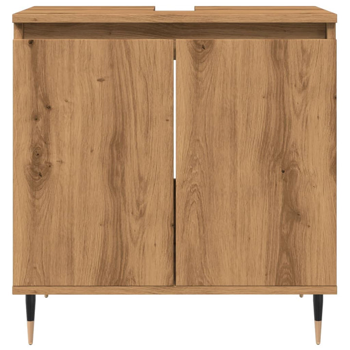 Badschrank Artisan-Eiche 58X33X60 Cm Holzwerkstoff