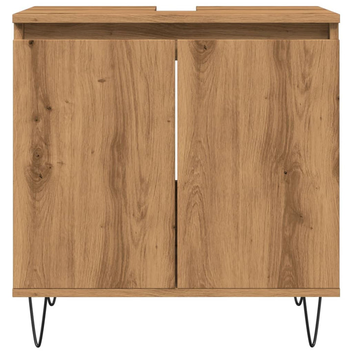 Badschrank Artisan-Eiche 58X33X60 Cm Holzwerkstoff