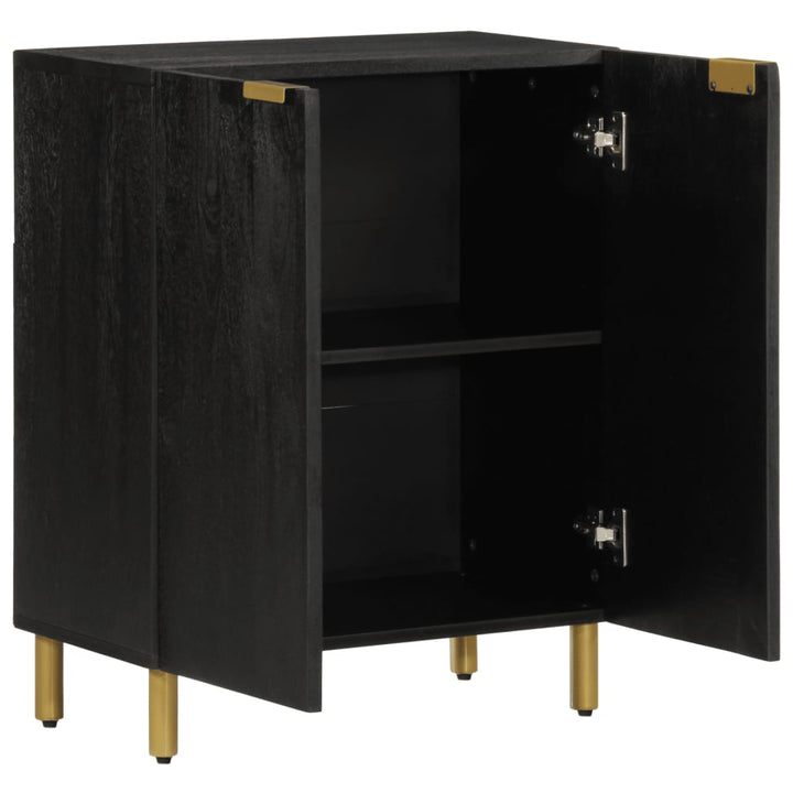 Sideboard Schwarz 60X33X75 Cm Holzwerkstoff