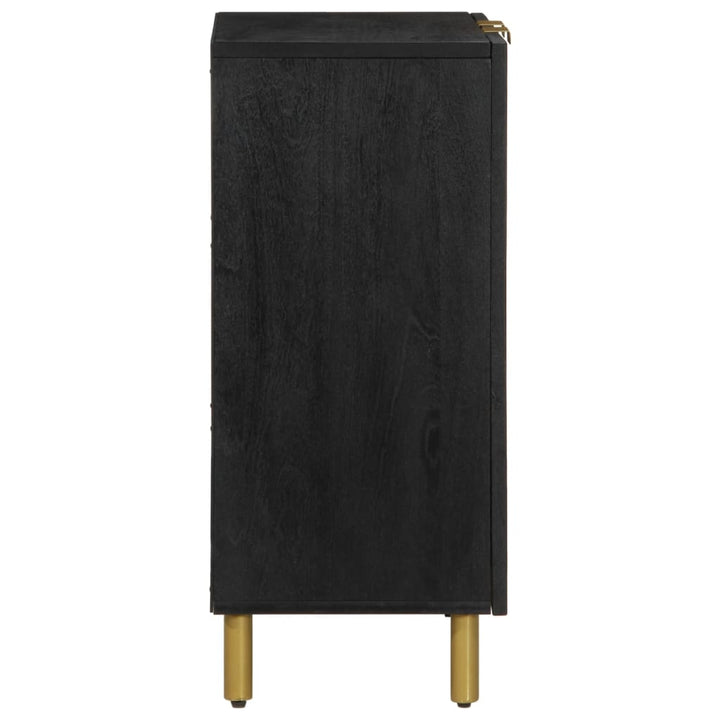 Sideboard Schwarz 60X33X75 Cm Holzwerkstoff