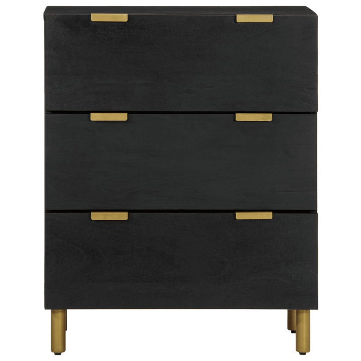 Sideboard Schwarz 60X33X75 Cm Holzwerkstoff