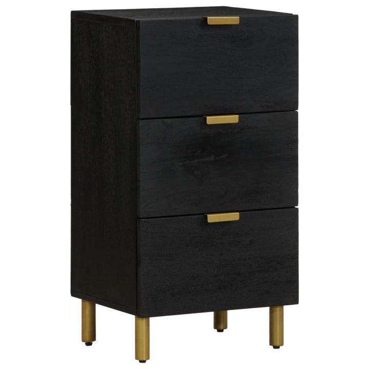 Sideboard Schwarz 40X33X75 Cm Holzwerkstoff