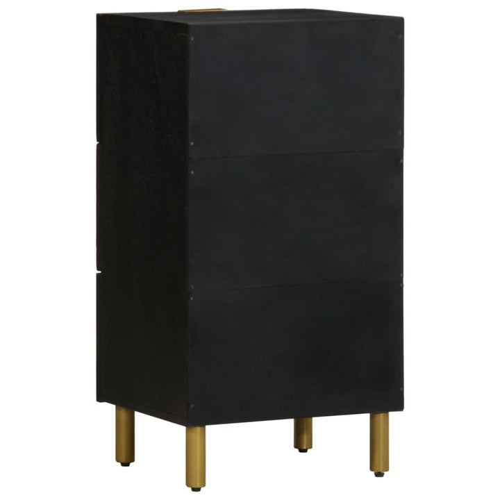 Sideboard Schwarz 40X33X75 Cm Holzwerkstoff