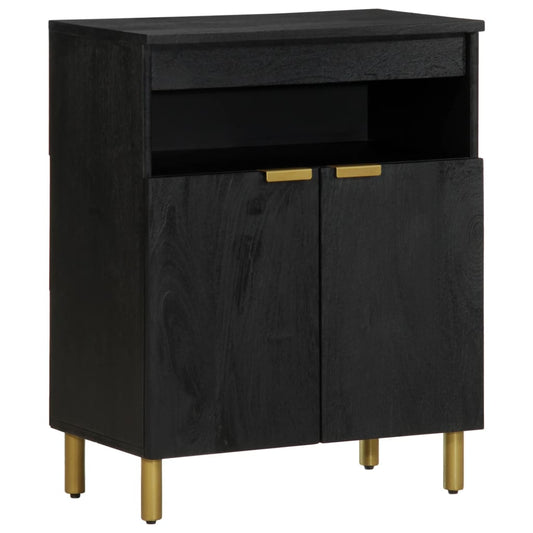 Sideboard Schwarz 60X33X75 Cm Holzwerkstoff