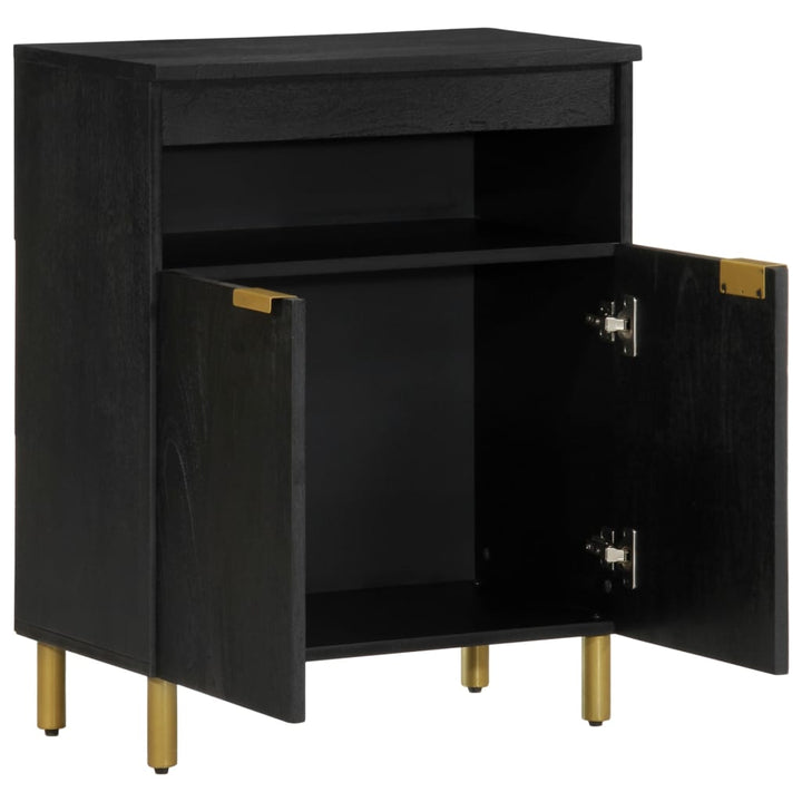 Sideboard Schwarz 60X33X75 Cm Holzwerkstoff