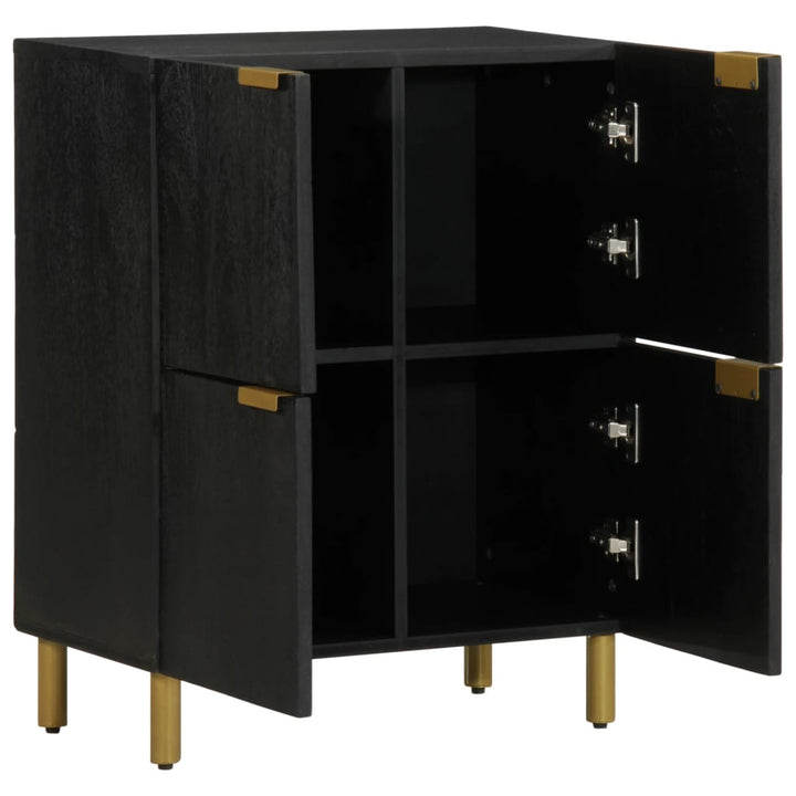 Sideboard Schwarz 60X33X75 Cm Holzwerkstoff