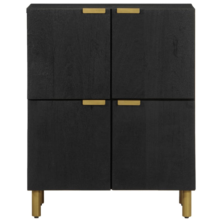 Sideboard Schwarz 60X33X75 Cm Holzwerkstoff