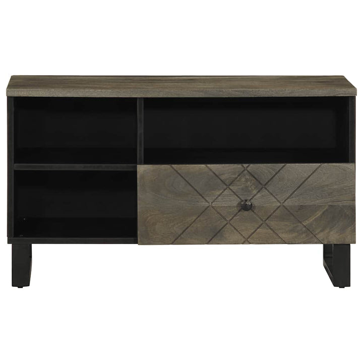 Tv-Schrank 80X33X46 Cm Massivholz Mango