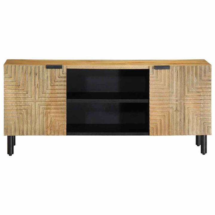 Tv-Schrank 105X33X46 Cm Massivholz Mango