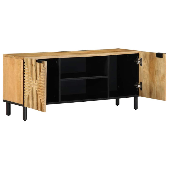 Tv-Schrank 105X33X46 Cm Massivholz Mango