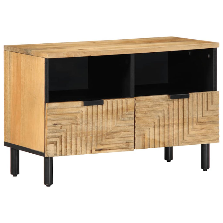 Tv-Schrank 70X33X46 Cm Massivholz Mango