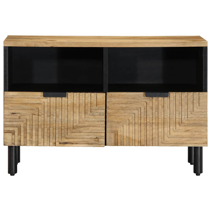 Tv-Schrank 70X33X46 Cm Massivholz Mango