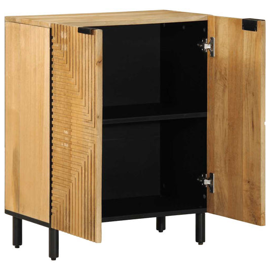 Sideboard 60X33X75 Cm Massivholz Mango