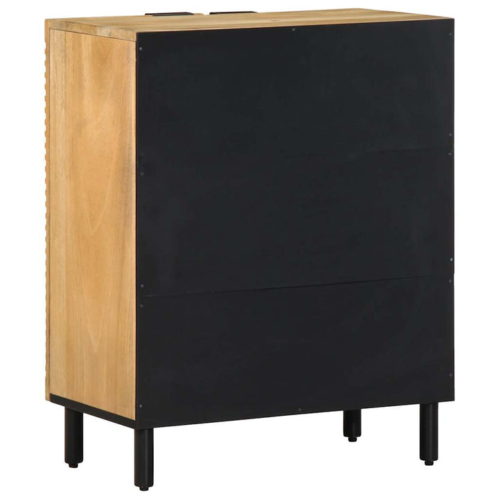 Sideboard 60X33X75 Cm Massivholz Mango