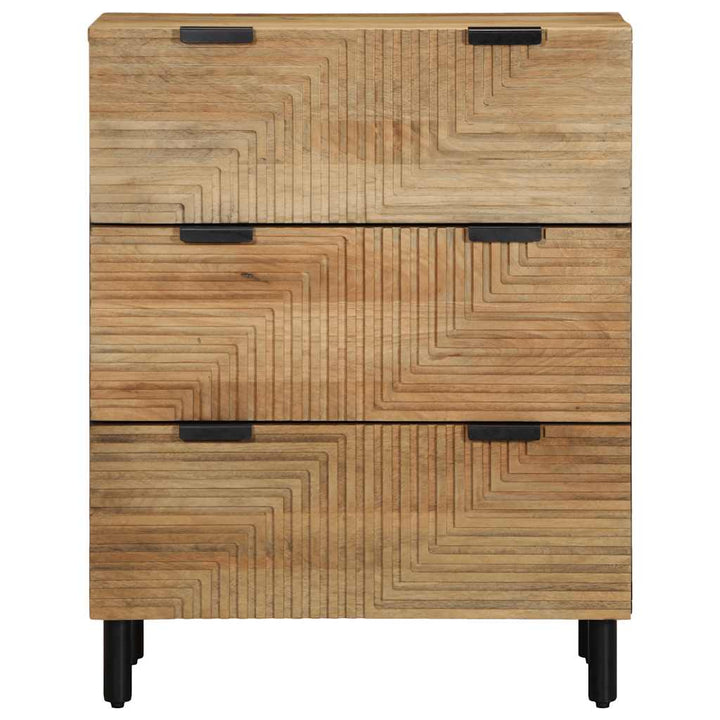 Sideboard 60X33X75 Cm Massivholz Mango