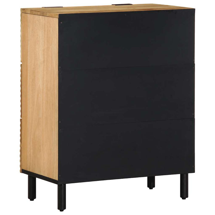 Sideboard 60X33X75 Cm Massivholz Mango