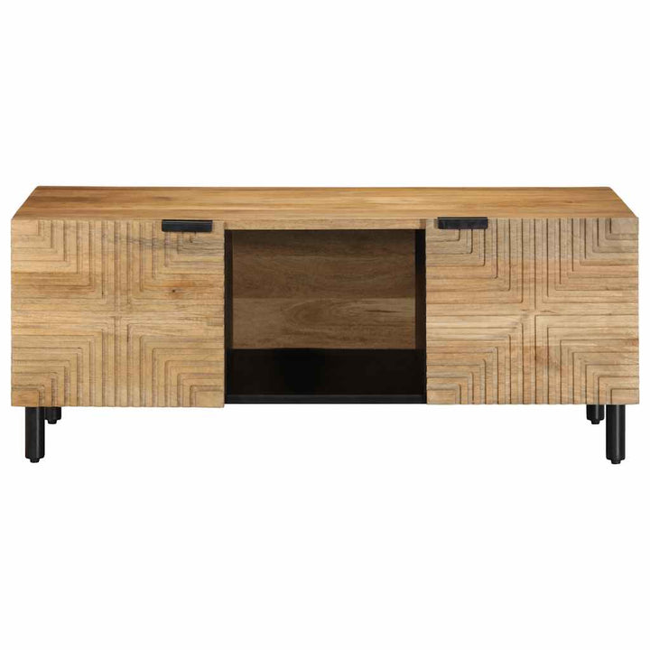 Couchtisch 100X54X40 Cm Massivholz Mango