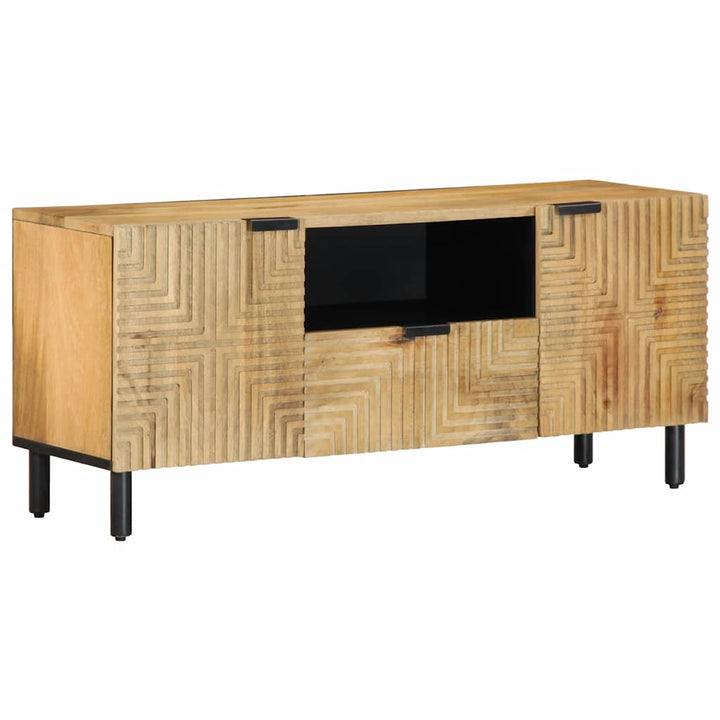 Tv-Schrank 105X33X46 Cm Massivholz Mango