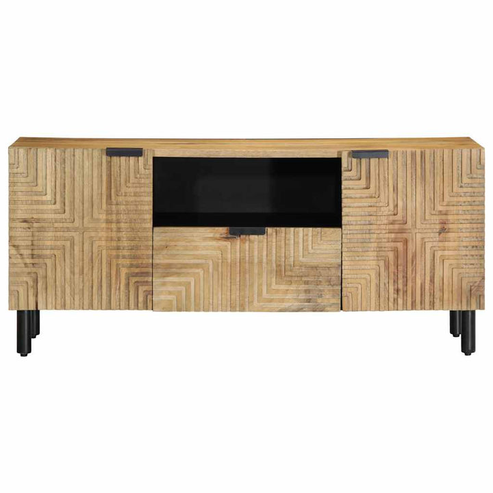 Tv-Schrank 105X33X46 Cm Massivholz Mango