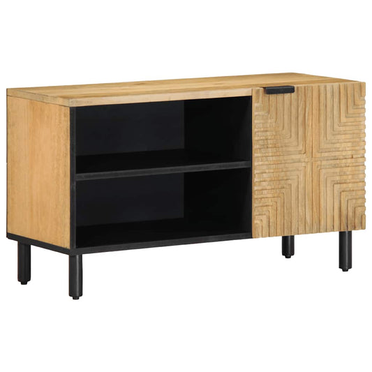 Tv-Schrank 80X31,5X46 Cm Massivholz Mango