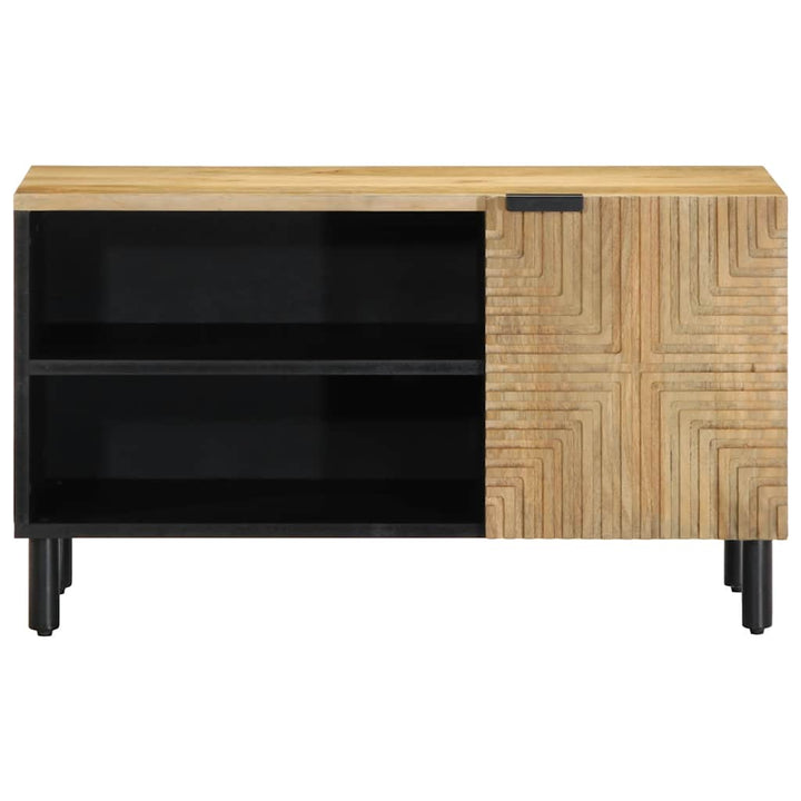 Tv-Schrank 80X31,5X46 Cm Massivholz Mango