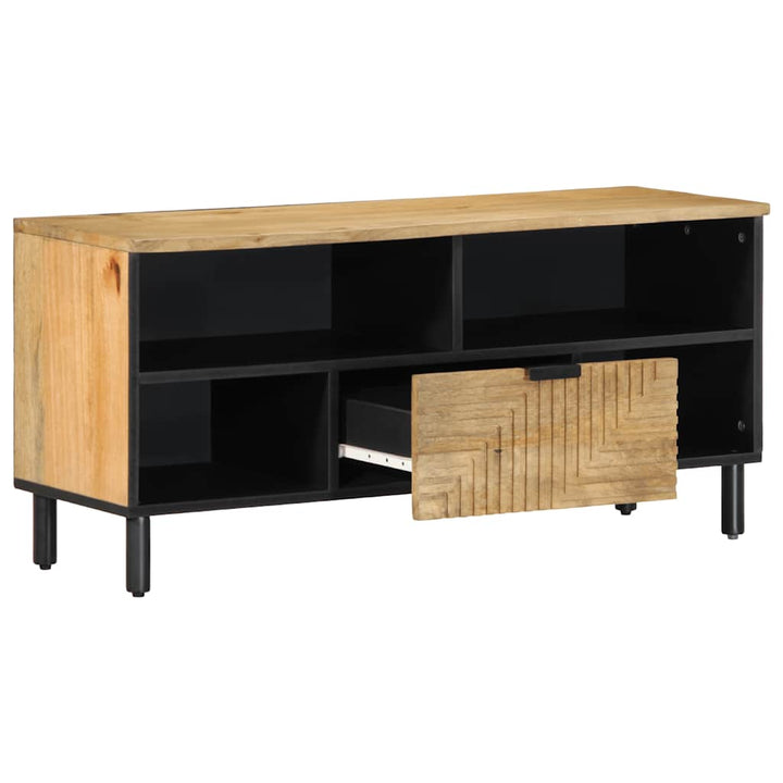 Tv-Schrank 100X33X46 Cm Massivholz Mango