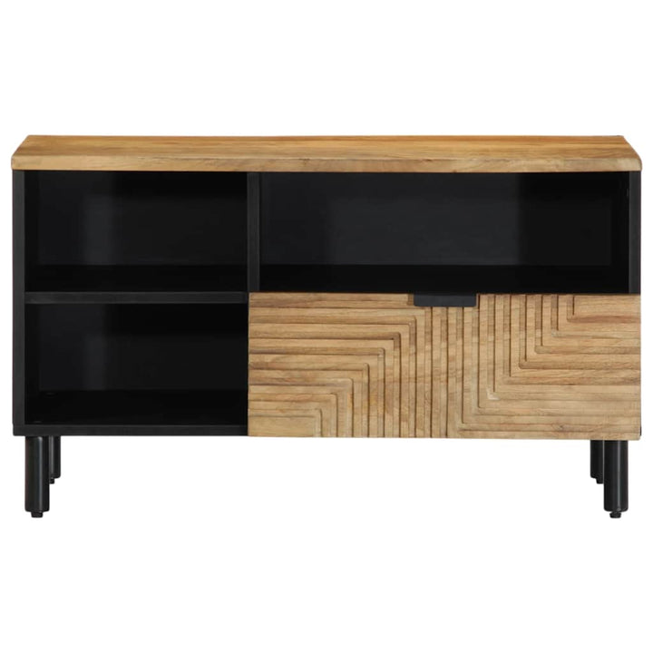 Tv-Schrank 80X33X46 Cm Massivholz Mango