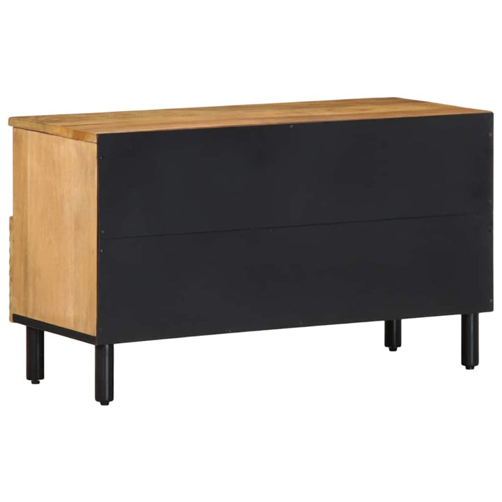 Tv-Schrank 80X33X46 Cm Massivholz Mango