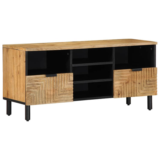 Tv-Schrank 100X33X46 Cm Massivholz Mango