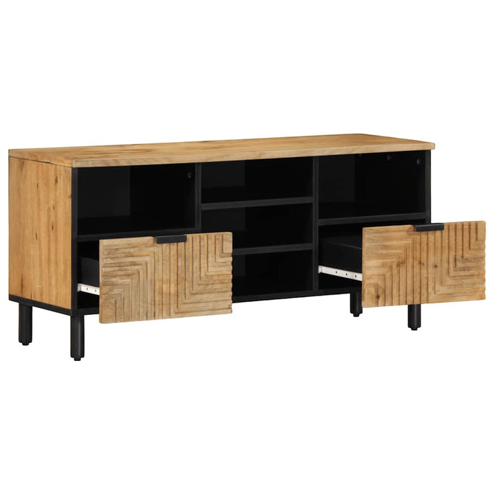 Tv-Schrank 100X33X46 Cm Massivholz Mango