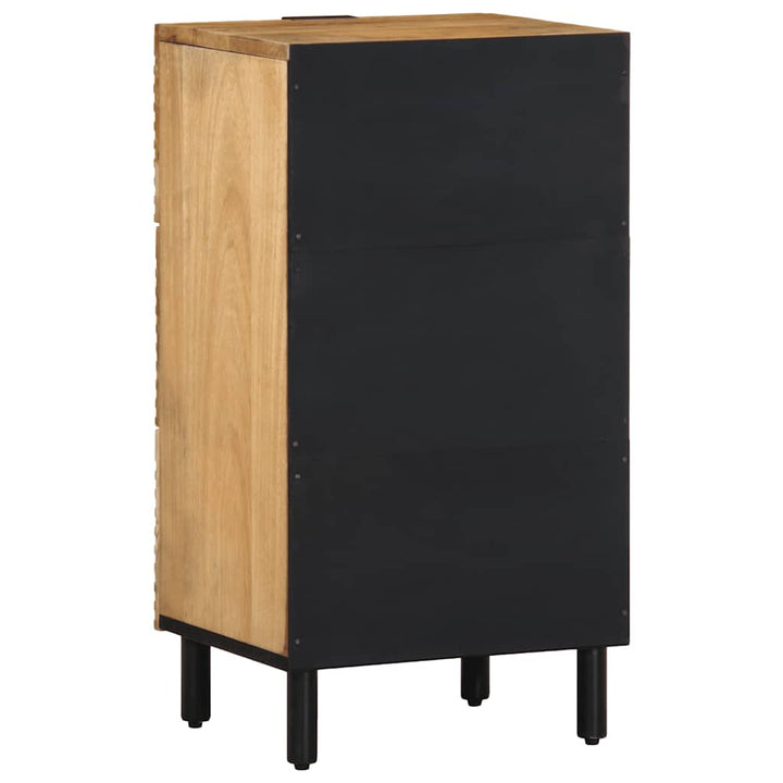 Sideboard 40X33X75 Cm Massivholz Mango