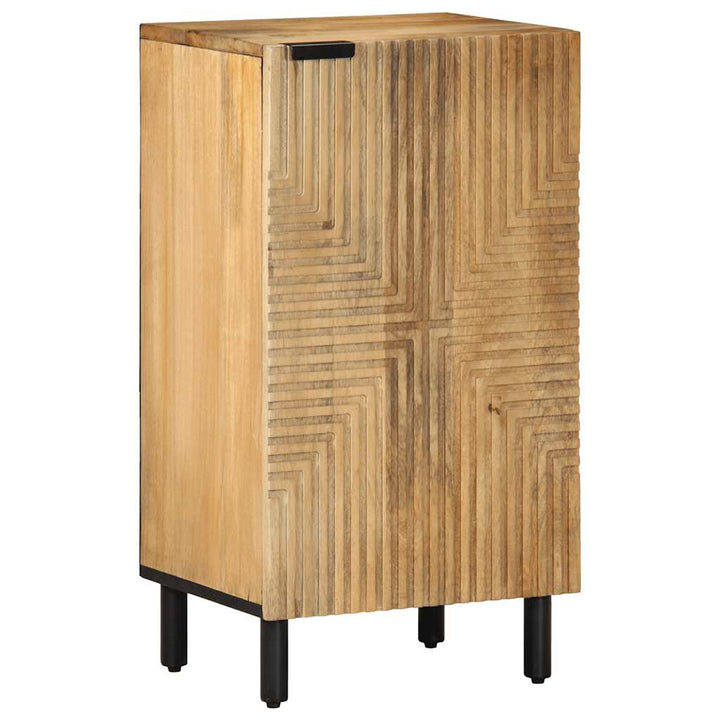 Sideboard 40X33X75 Cm Massivholz Mango