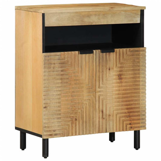 Sideboard 60X33X75 Cm Massivholz Mango